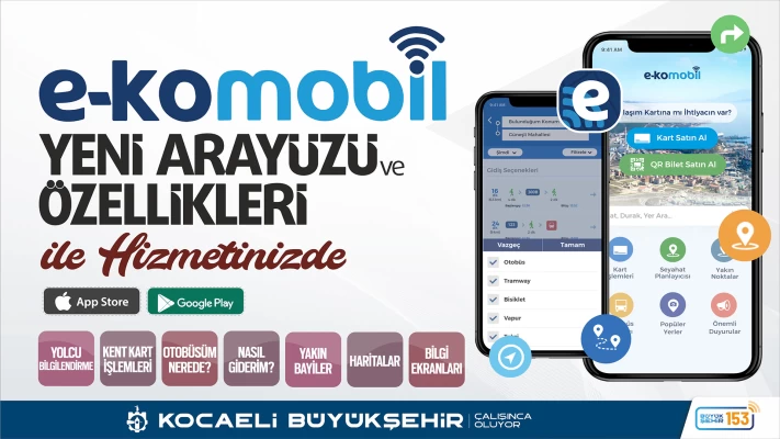 E-Komobil Mobil Uygulama